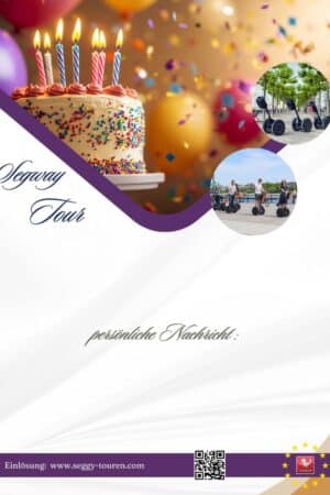 Segway Gutschein - Geburtstag