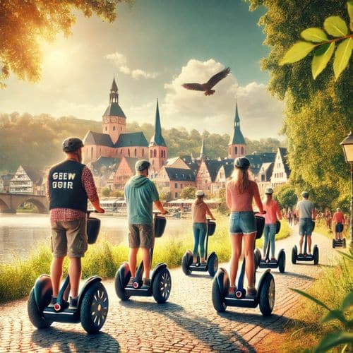 Segway fahren in Rheine im Grünen