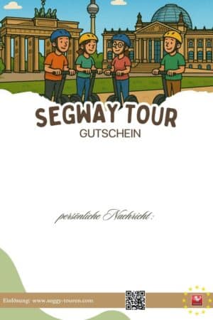 Segway Gutschein für eine unvergessliche Stadttour durch Berlin – als originelles Geschenk