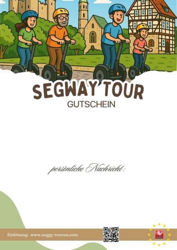 Segway Gutschein für eine abwechslungsreiche Tour durch Bielefeld – als besonderes Geschenk
