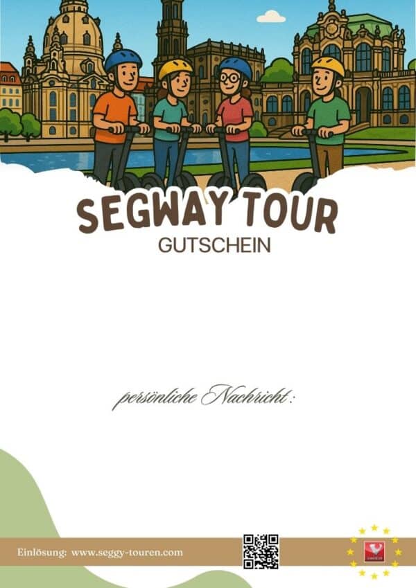 Segway Gutschein für eine eindrucksvolle Stadttour durch Dresden – ein besonderes Geschenk