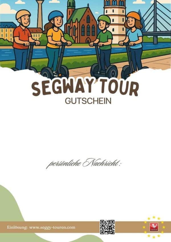 Segway Gutschein für eine spannende Stadttour durch Düsseldorf – ideal als Geschenk