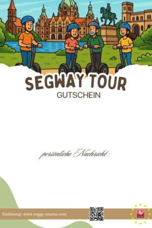 Segway Gutschein für eine spannende Stadttour durch Hannover – ideal als Geschenk
