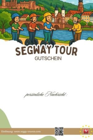 Segway Gutschein für eine romantische Stadttour durch Heidelberg – das perfekte Geschenk für Entdecker