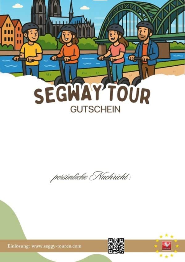 Segway Gutschein für eine unvergessliche Stadttour durch Köln – das perfekte Geschenk