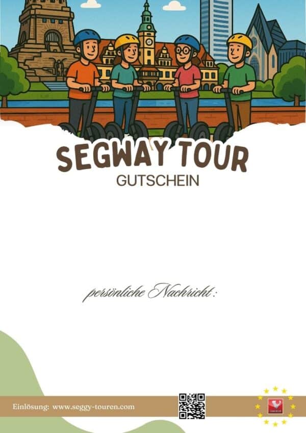 Segway Gutschein für eine spannende Entdeckungstour durch Leipzig – ideal als Geschenk