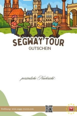 Segway Gutschein für eine erlebnisreiche Stadttour durch München – das ideale Geschenk für Stadtentdecker