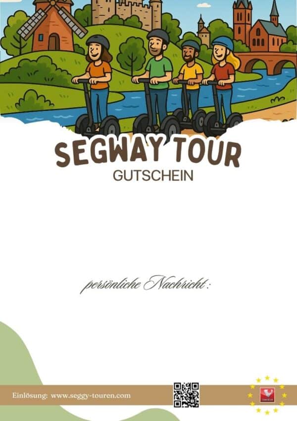 Segway Gutschein für eine erlebnisreiche Tour am Niederrhein – ideal zum Verschenken