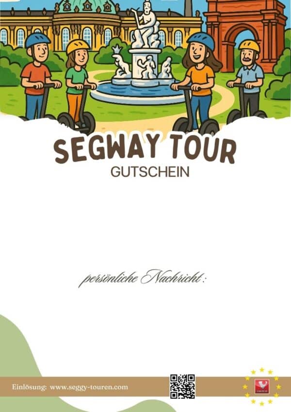 Segway Gutschein für eine erlebnisreiche Tour durch Potsdam – ideal zum Verschenken