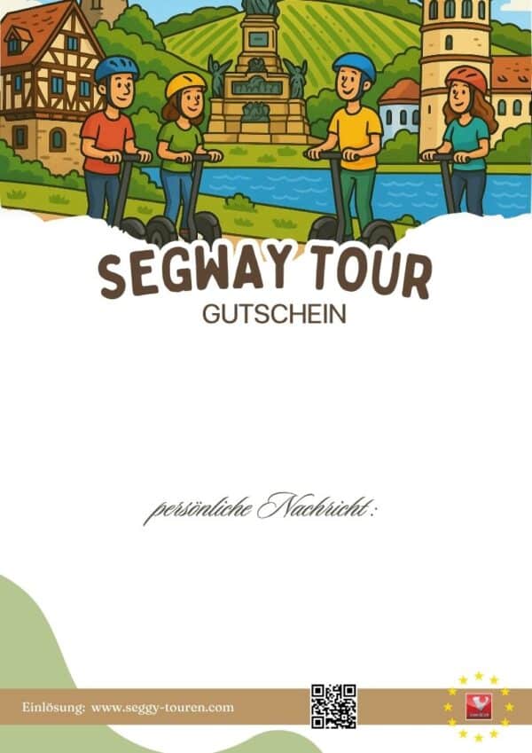 Segway Gutschein für eine erlebnisreiche Tour durch Rüdesheim am Rhein – ein besonderes Geschenk