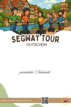 Segway Gutschein für eine besondere Stadttour durch Tübingen – ideal als Geschenk für Entdecker