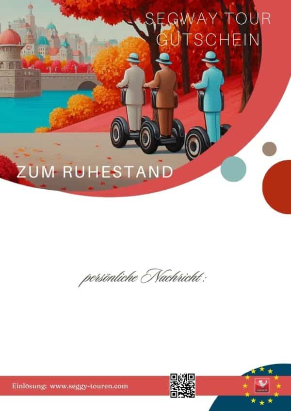Segway Tour Ruhestand – Gutschein für Entdeckungsreisen.
