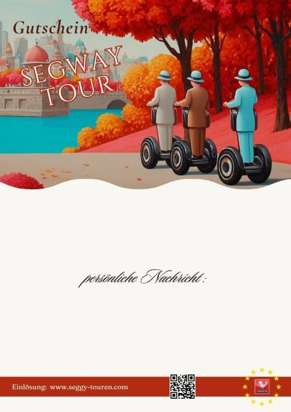 Segway Gutschein kaufen – das perfekte Geschenk für Entdecker.