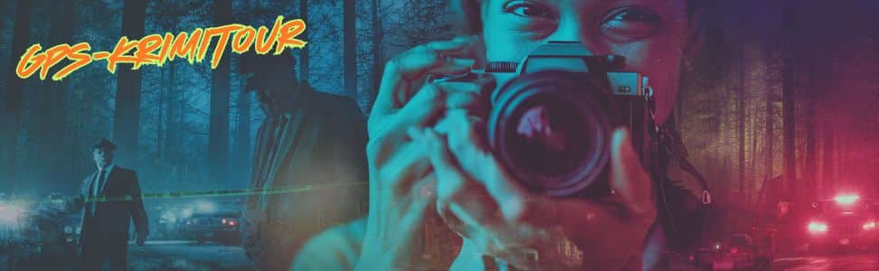 Teilnehmer einer GPS-Krimitour in Saalfeld folgen mit GPS-Gerät und Kompass den Spuren des gestohlenen Silberschatzes durch die Altstadt entlang der Saale.