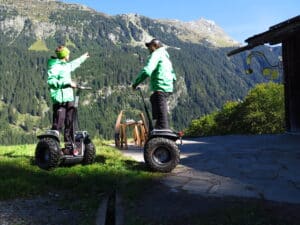 Glückliche Gäste nach einer Segway-Tour